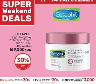 Promo Harga CETAPHIL Bright Healthy Radiance Brightening Cream Day Protection SPF15 50 gr - Guardian