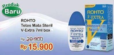 Promo Harga ROHTO Tetes Mata V-Extra 7 ml - Indomaret