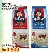 Promo Harga Quaker Oatmeal Instant/Quick Cooking All Variants 200 gr - Indomaret