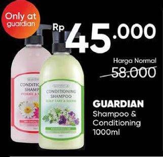 Promo Harga GUARDIAN Shampoo/Conditioning  - Guardian