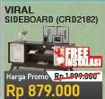 Promo Harga VIRAL Sideboard CRD2182  - COURTS