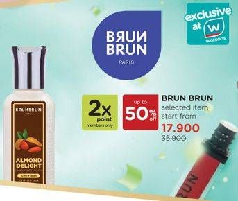 Promo Harga BRUNBRUN Products Selected Item  - Watsons