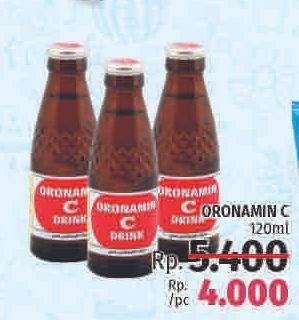 Promo Harga ORONAMIN C Drink 120 ml - LotteMart