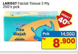 Promo Harga Larisst Facial Tissue 250 sheet - Indomaret