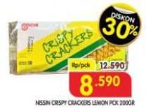 Promo Harga Nissin Crispy Crackers Lemon 200 gr - Superindo