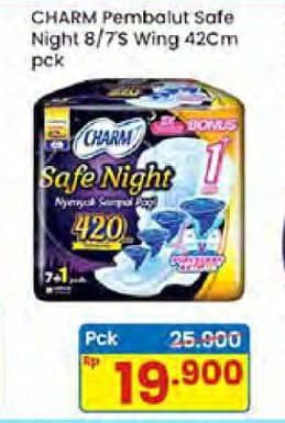 Promo Harga Charm Safe Night Gathers 42cm 7 pcs - Indomaret