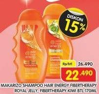 Promo Harga Makarizo Shampoo Royal Jelly, Kiwi 170 ml - Superindo