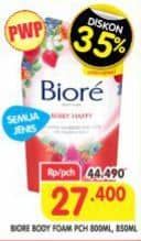 Promo Harga Biore Body Foam Beauty All Variants 800 ml - Superindo
