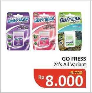 Promo Harga GO FRESS Refreshing Oral Care Strips All Variants 24 pcs - Alfamidi