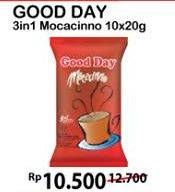 Promo Harga Good Day Instant Coffee 3 in 1 per 10 sachet 20 gr - Alfamart