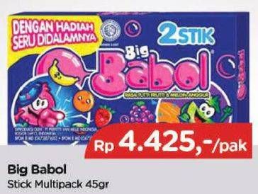 Promo Harga BIG BABOL Candy Gum per 5 pcs 22 gr - TIP TOP