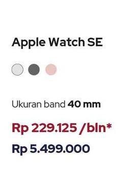 Promo Harga APPLE Watch SE  - iBox