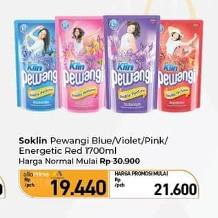 Promo Harga So Klin Pewangi Comfort Blue, Exotic Purple, Romantic Pink, Energetic Red 1800 ml - Carrefour