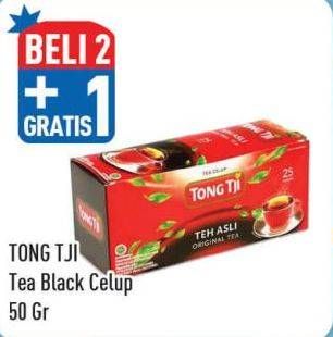 Promo Harga Tong Tji Teh Celup Original Tea Dengan Amplop per 25 pcs 2 gr - Hypermart