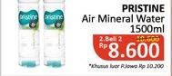 Promo Harga PRISTINE 8 Air Mineral per 2 botol 1500 ml - Alfamidi