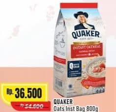 Promo Harga Quaker Oatmeal Instant 800 gr - Alfamart