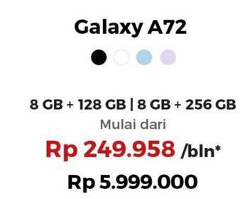 Promo Harga SAMSUNG Galaxy A72  - Erafone