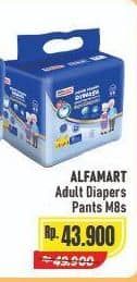 Promo Harga Alfamart Adult Diapers Pants M8 8 pcs - Alfamart