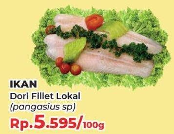 Promo Harga Fillet Ikan Dori per 100 gr - Yogya