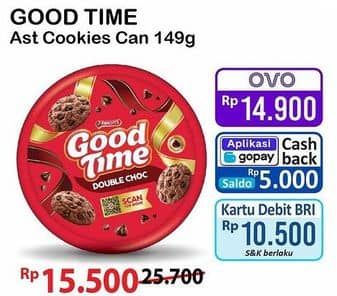 Promo Harga Good Time Chocochips Assorted Cookies Tin 149 gr - Alfamart