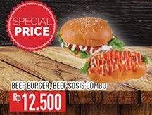 Promo Harga Beef Burger, Beef Sosis Combo  - Hypermart