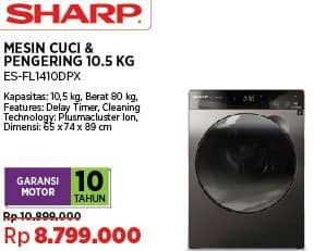 Promo Harga Sharp ES-FL1410DPX  - COURTS