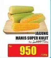 Promo Harga Jagung Manis Kulit Super per 100 gr - Hari Hari