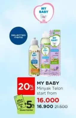 Promo Harga My Baby Minyak Telon  - Watsons