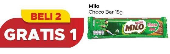 Promo Harga MILO Choco Bar 15 gr - Carrefour