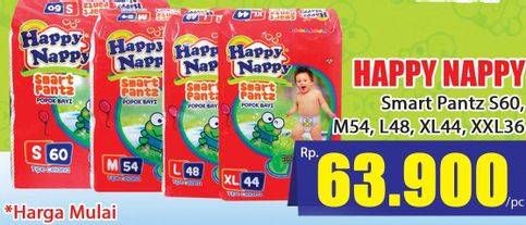 Promo Harga Happy Nappy Smart Pantz Diaper M54, L48, XL44, XXL36  - Hari Hari