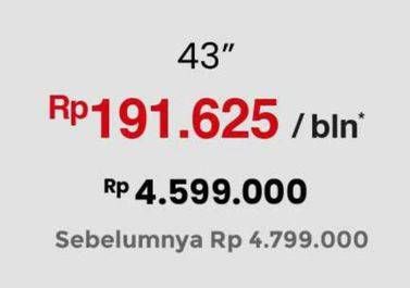 Promo Harga REALME Smart TV LED 43 Inch  - Erafone