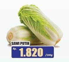 Promo Harga Sawi Putih per 100 gr - Hari Hari