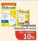 Promo Harga DIABETASOL Special Nutrition for Diabetic All Variants 180 gr - Alfamidi