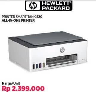 Promo Harga HP Printer Smart Tank 520 All- In-One Printer  - COURTS