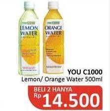 Promo Harga YOU C1000 Isotonic Drink Orange Water, Lemon Water 500 ml - Alfamidi