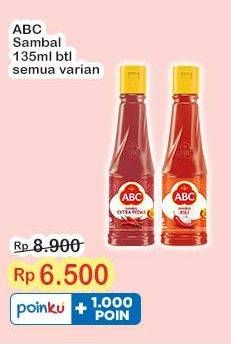 Promo Harga ABC Sambal All Variants 135 ml - Indomaret