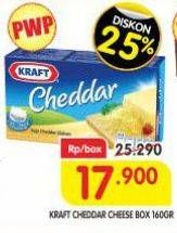 Promo Harga Kraft Cheese Cheddar 160 gr - Superindo