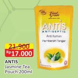 Promo Harga ANTIS Hand Sanitizer Jasmine Tea 200 ml - Alfamart