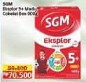 Harga SGM Eksplor 5+ Susu Pertumbuhan Coklat, Madu 900 gr di Alfamart