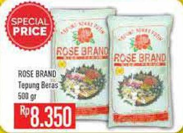 Promo Harga Rose Brand Tepung Beras 500 gr - Hypermart