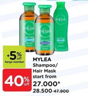 Promo Harga MYLEA Shampoo/Hair Mask  - Watsons