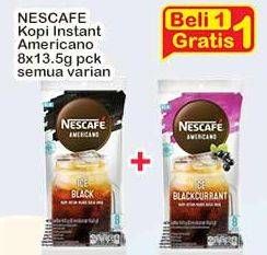 Promo Harga Nescafe Americano All Variants per 8 pcs 13 gr - Indomaret