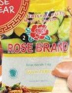 Promo Harga ROSE BRAND Gula Kristal Putih Kuning 1 kg - LotteMart
