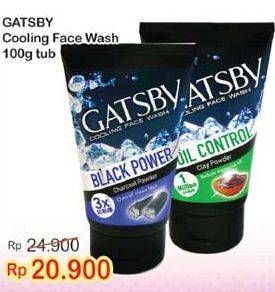 Promo Harga GATSBY Cooling Face Wash 100 gr - Indomaret