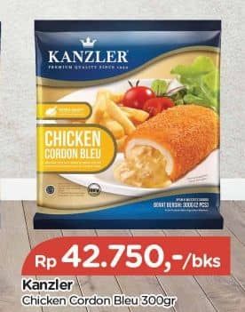 Promo Harga Kanzler Chicken Cordon Bleu 300 gr - TIP TOP