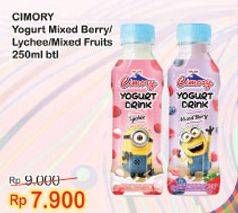Promo Harga CIMORY Yogurt Drink Mixed Berry, Lychee, Mixed Fruit 250 ml - Indomaret