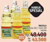 Promo Harga MAZOLA Oil Canola, Corn 450 ml - LotteMart