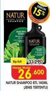 Promo Harga NATUR Shampoo 140 ml - Superindo
