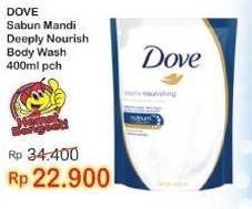 Promo Harga DOVE Body Wash Deeply Nourishing 400 ml - Indomaret
