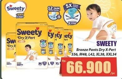 Promo Harga Sweety Bronze Pants Dry X-Pert S56, L42, XL38, XXL34 34 pcs - Hari Hari